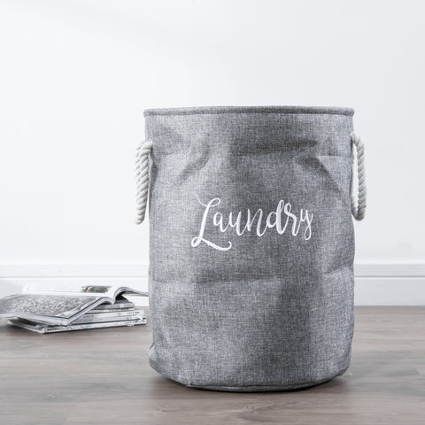 Embroidery Laundry Hamper