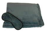 Travel Joy Plush Throw + Eye Mask