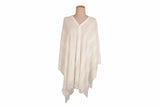 Braided Knitted Button PonThrow (Poncho + Throw)
