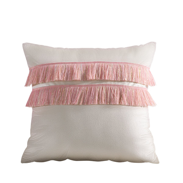 Glittering Fringe Pillow Cover