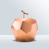 Concrete Metallic Apple Decoration