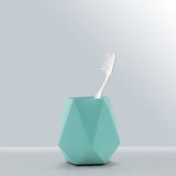 Teal Concrete Bath Accessories Sets