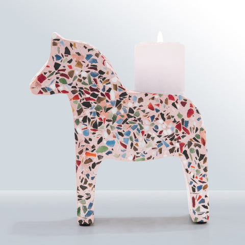 Terrazzo Pony Candle Holder