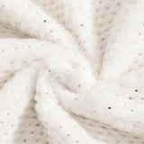 Rabbit Faux Fur Foil Print Pillow Cover