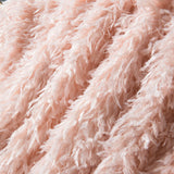 Feather Faux Fur Throw
