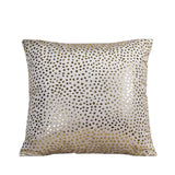 Velvet Foil Dot Pillow Cover