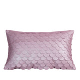 Mermaid Faux Leather Pillow Cover
