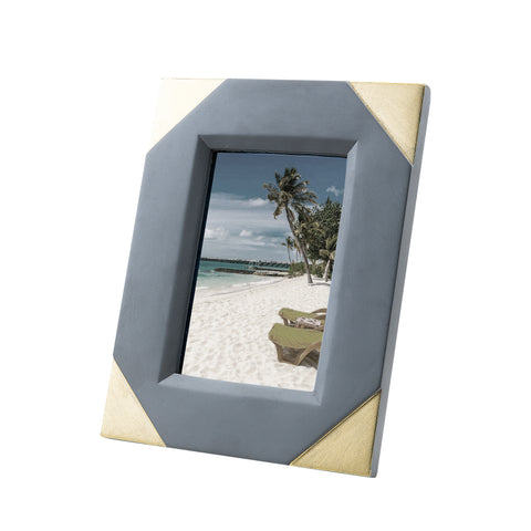 Concrete Metallic 4 x 6 Picture Frame