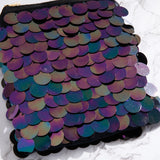 Sequin Zipper Pouch Bag